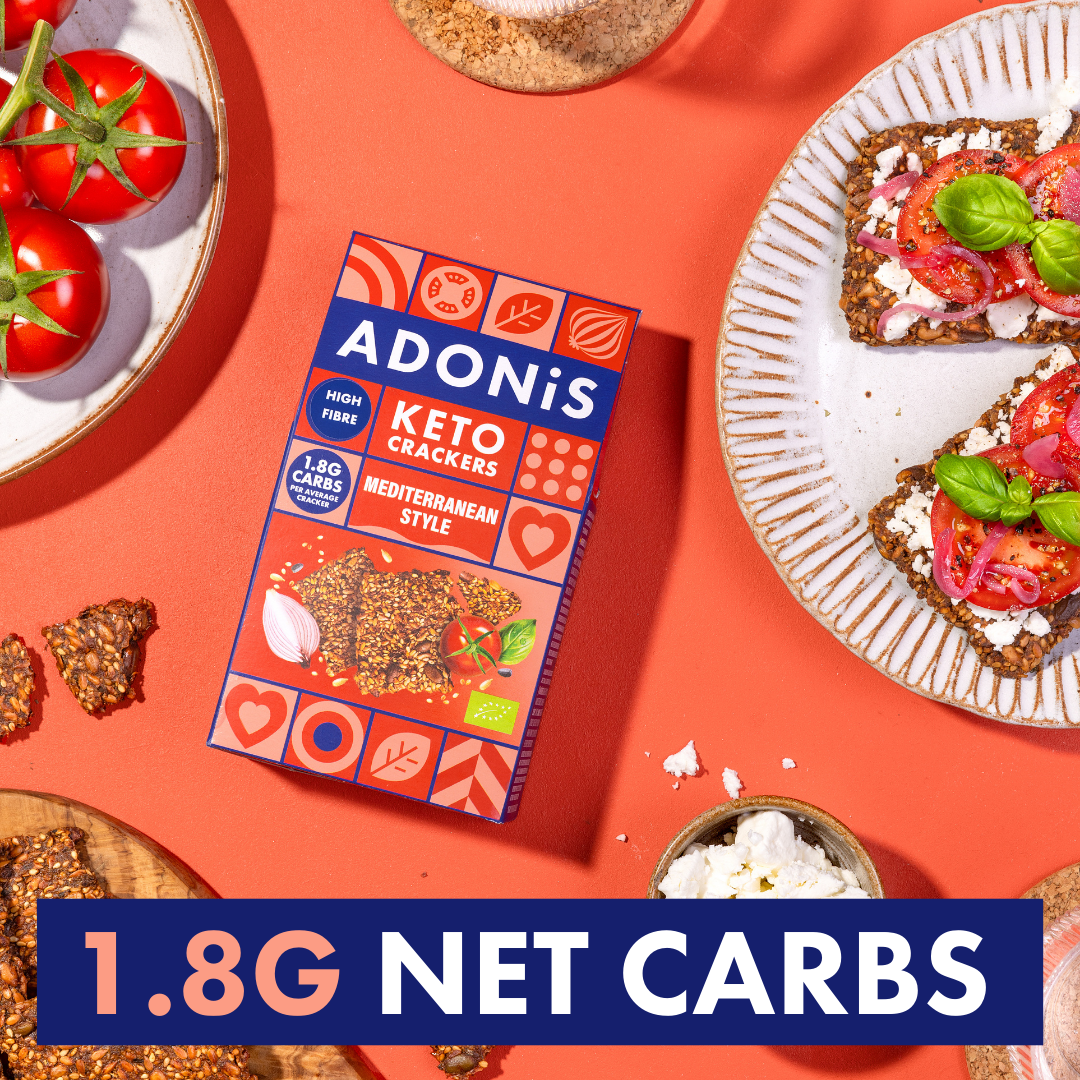 Mediterranean Style Keto Crackers (10x60g)