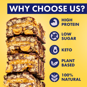 Why choose ADONiS: high protein, low sugar, keto, plant based, natural